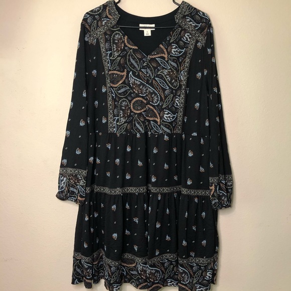 Style & Co Cottage Core Paisley Dress - Picture 2 of 5